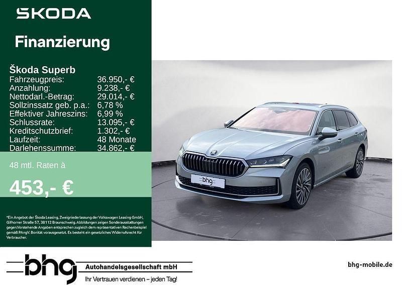 Silber Gebraucht 2024 Skoda Superb LAURIN & KLEMENT Kombi | 36.950 € (Teuer) - Bild 1/4