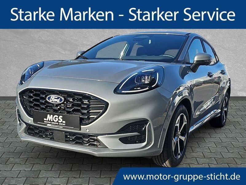 Solar silver metallic Neu 2025 Ford Puma ST-Line SUV | 28.890 € (Fairer Preis) - Bild 1/4