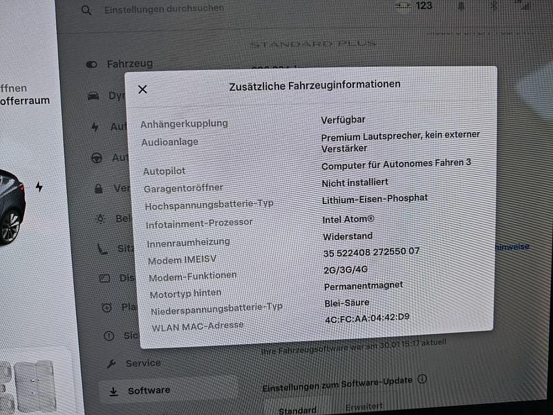 Gebraucht Tesla Model 3 Standard Range 239 kW (325 PS) 2021 Grau Limousine