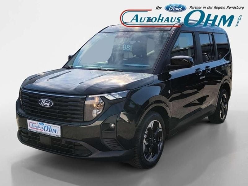 Obsidianschwarz metallic Gebraucht 2025 Ford Tourneo Courier Titanium Van / Kleinbus | 25.990 € (Fairer Preis) - Bild 1/3
