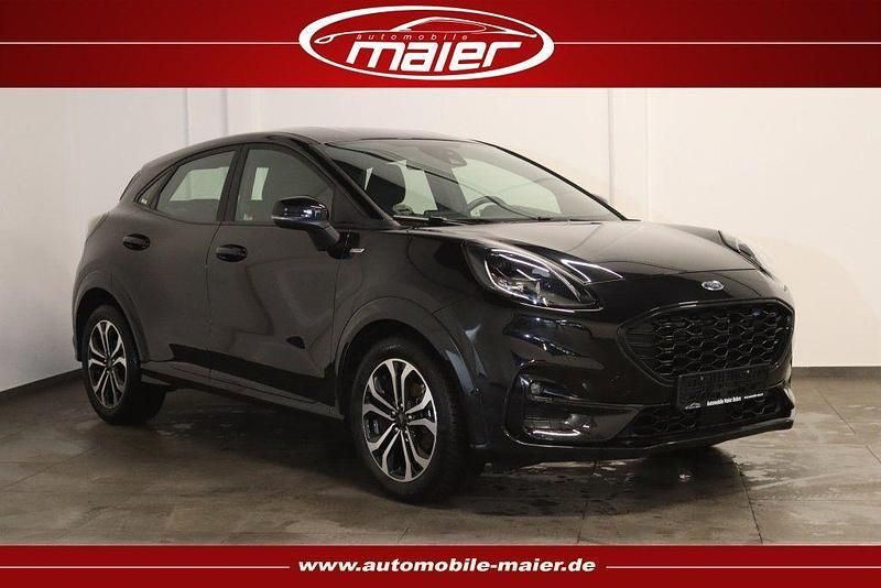 Obsidianschwarz metallic Gebraucht 2023 Ford Puma ST-Line SUV | 14.900 € (Superpreis) - Bild 1/4