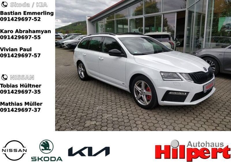 Weiß Gebraucht 2017 Skoda Octavia RS Kombi | 20.940 € (Teuer) - Bild 1/4