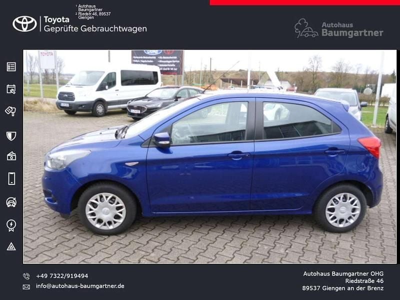 Gebraucht Ford Ka Plus Cool & Sound Edition 86 PS (63 kW) 2017 Blau metallic Kleinwagen