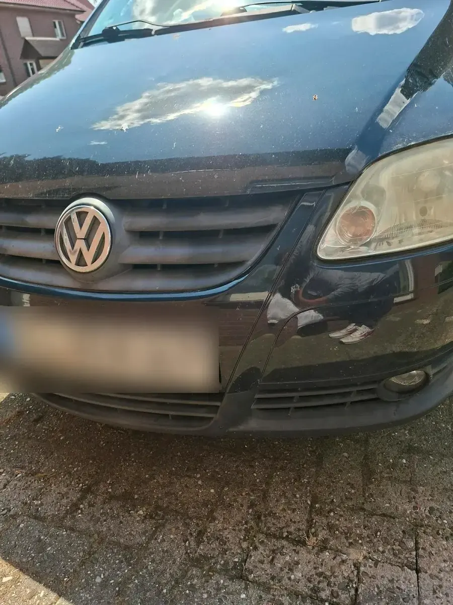 Gebraucht VW Fox 75 PS (55 kW) 2008 Schwarz Kleinwagen