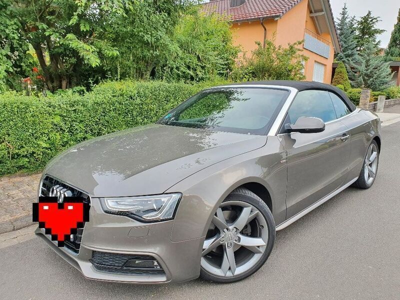 Grau Gebraucht 2014 Audi A5 Cabriolet S-Line Cabrio | 13.499 € (Guter Preis) - Bild 1/4