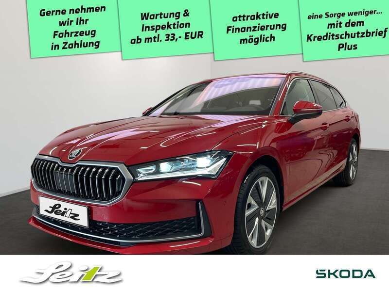 Rot Neu 2024 Skoda Superb Selection Kombi | 43.990 € (Teuer) - Bild 1/3