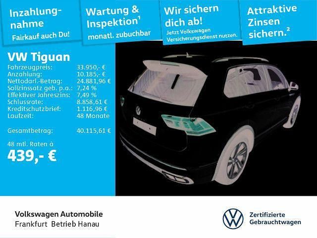 Pure white/pure white Gebraucht 2023 VW Tiguan R-line SUV | 33.950 € (Guter Preis) - Bild 1/1