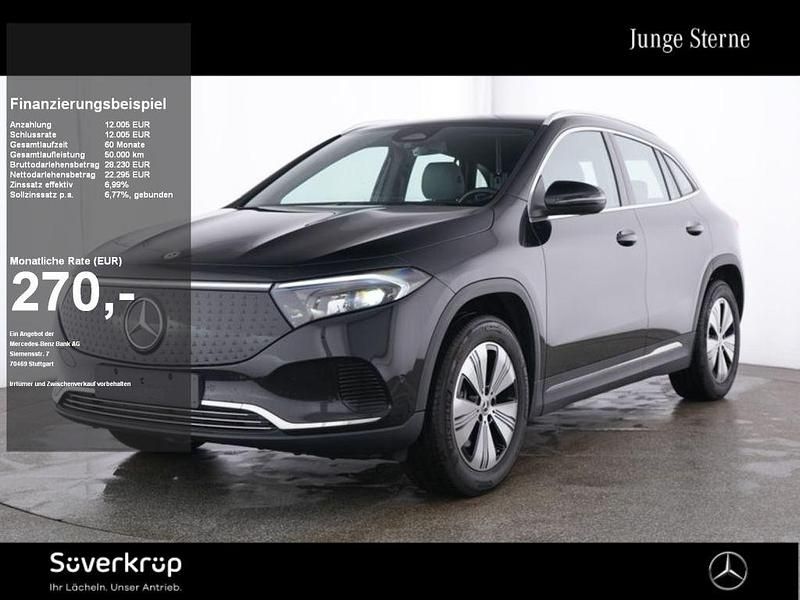 Schwarzlack kosmosschwarz (metallic) Gebraucht 2024 Mercedes EQA300 SUV | 34.300 € (Superpreis) - Bild 1/4