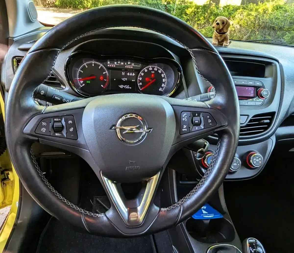 Używany Opel Karl Active 75 KM (55 kW) 2018 Zielony Hatchback