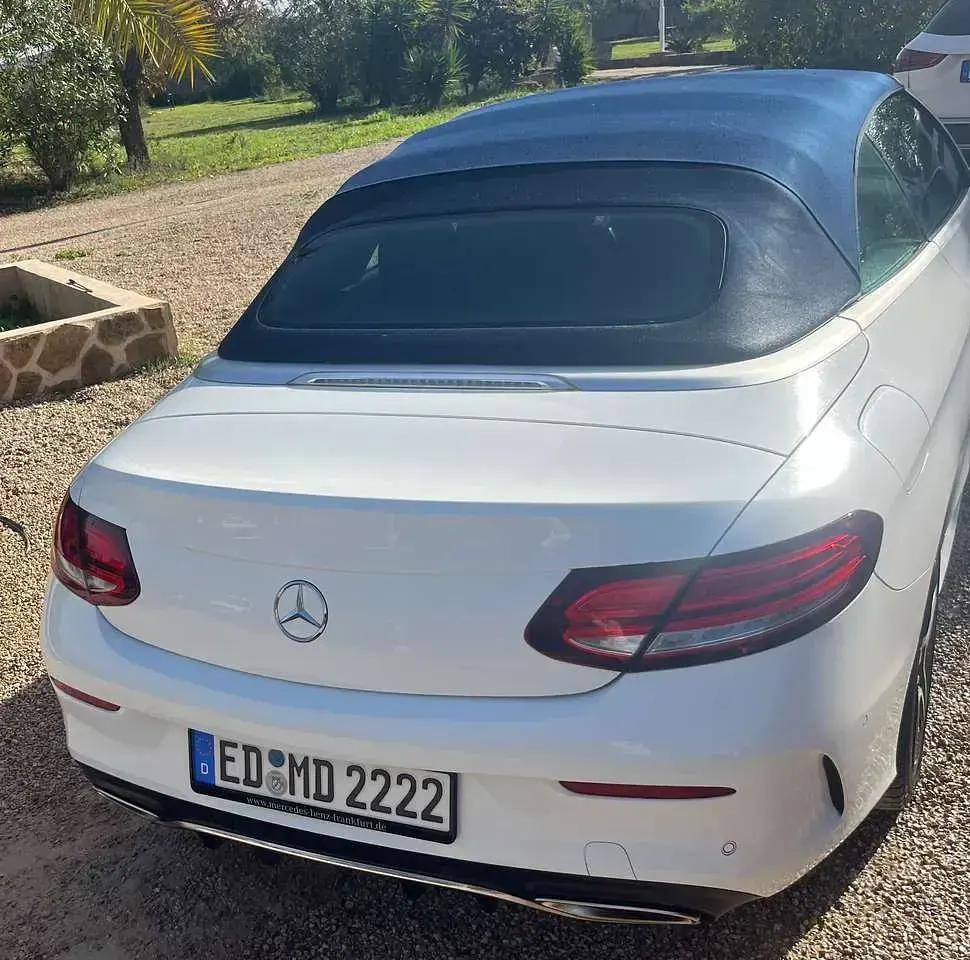 Gebraucht Mercedes C200 AMG line 184 PS (135 kW) 2019 Weiß Cabrio
