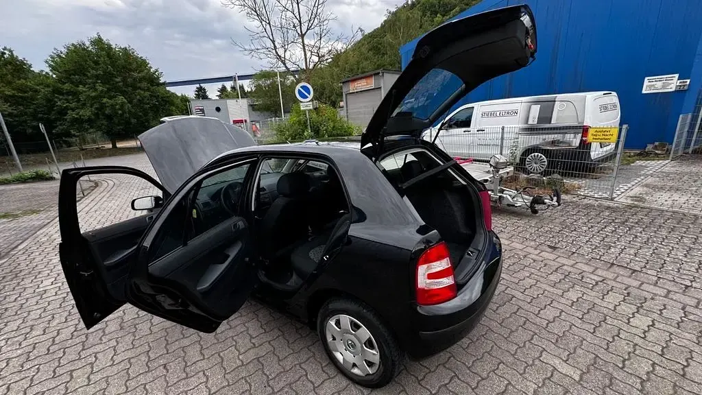 Gebraucht Skoda Fabia 54 PS (39 kW) 2007 Schwarz Limousine