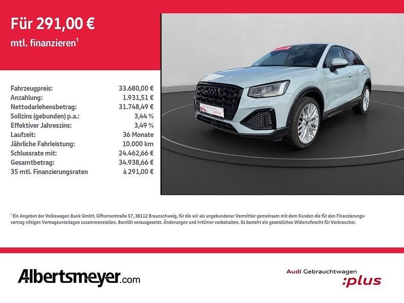 Pfeilgrau perleffekt Gebraucht 2024 Audi Q2 Advanced Plus SUV | 33.680 € (Fairer Preis) - Bild 1/4