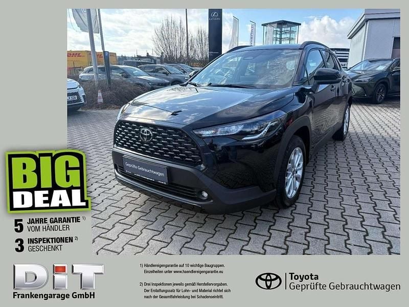 Gebraucht Toyota Corolla Cross 140 PS (102 kW) 2024 Tiefschwarz mica metallic SUV