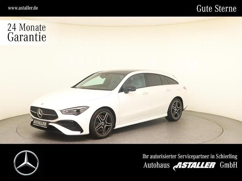 Unilack polarweiß Gebraucht 2024 Mercedes CLA250 Shooting Brake AMG line Kombi | 36.500 € (Fairer Preis) - Bild 1/4