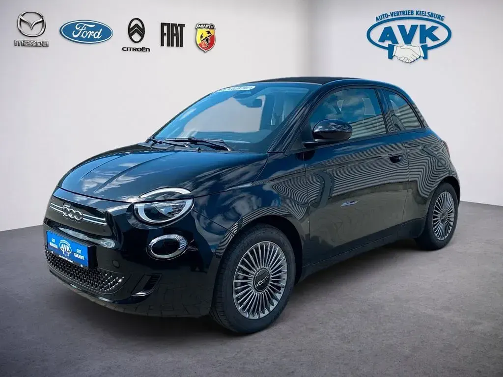 Neu Fiat 500e Icon 86 kW (118 PS) 2026 Schwarz Cabrio