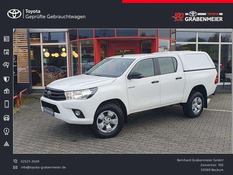 Weiß Gebraucht 2019 Toyota HiLux Style Abholung | 32.990 € (Teuer) - Bild 1/4
