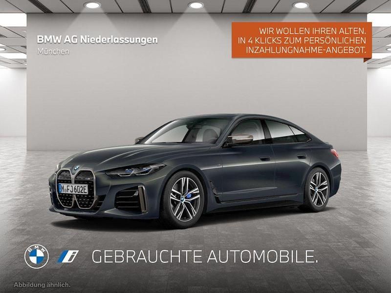 Grau Gebraucht 2022 BMW i4 Shadowline Limousine | 48.980 € (Fairer Preis) - Bild 1/4