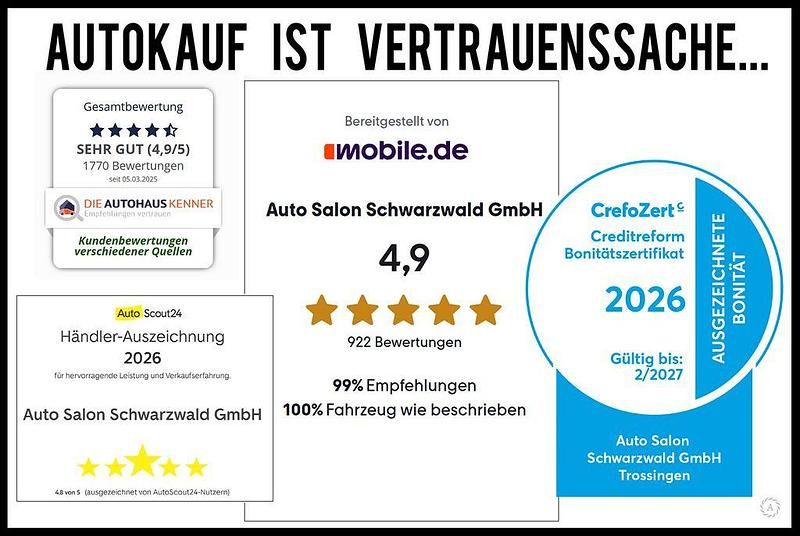 Gebraucht Mercedes C300 AMG line 258 PS (189 kW) 2021 Rot Limousine