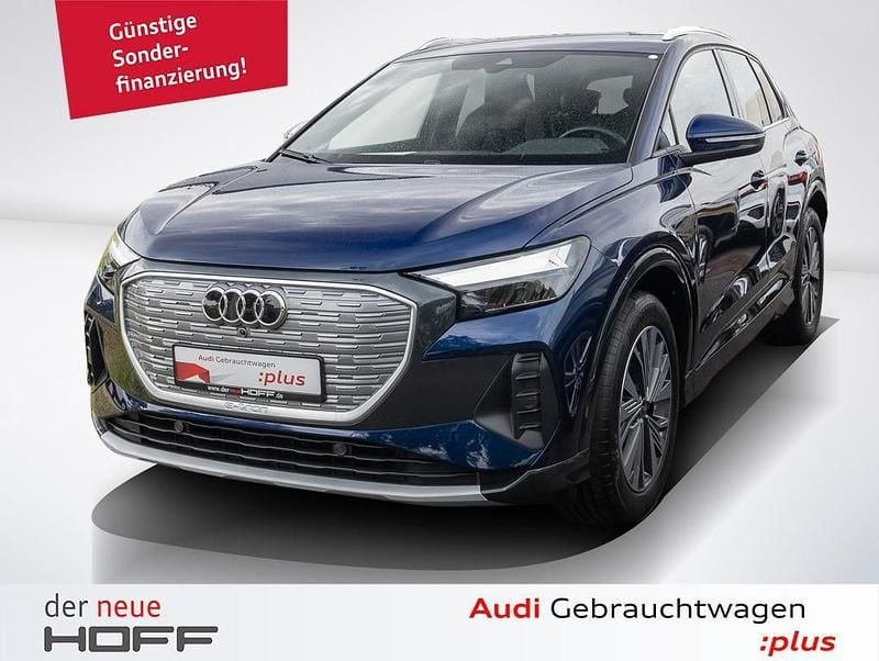 Navarrablau metallic Gebraucht 2022 Audi Q4 e-tron S-Line SUV | 25.975 € (Superpreis) - Bild 1/4