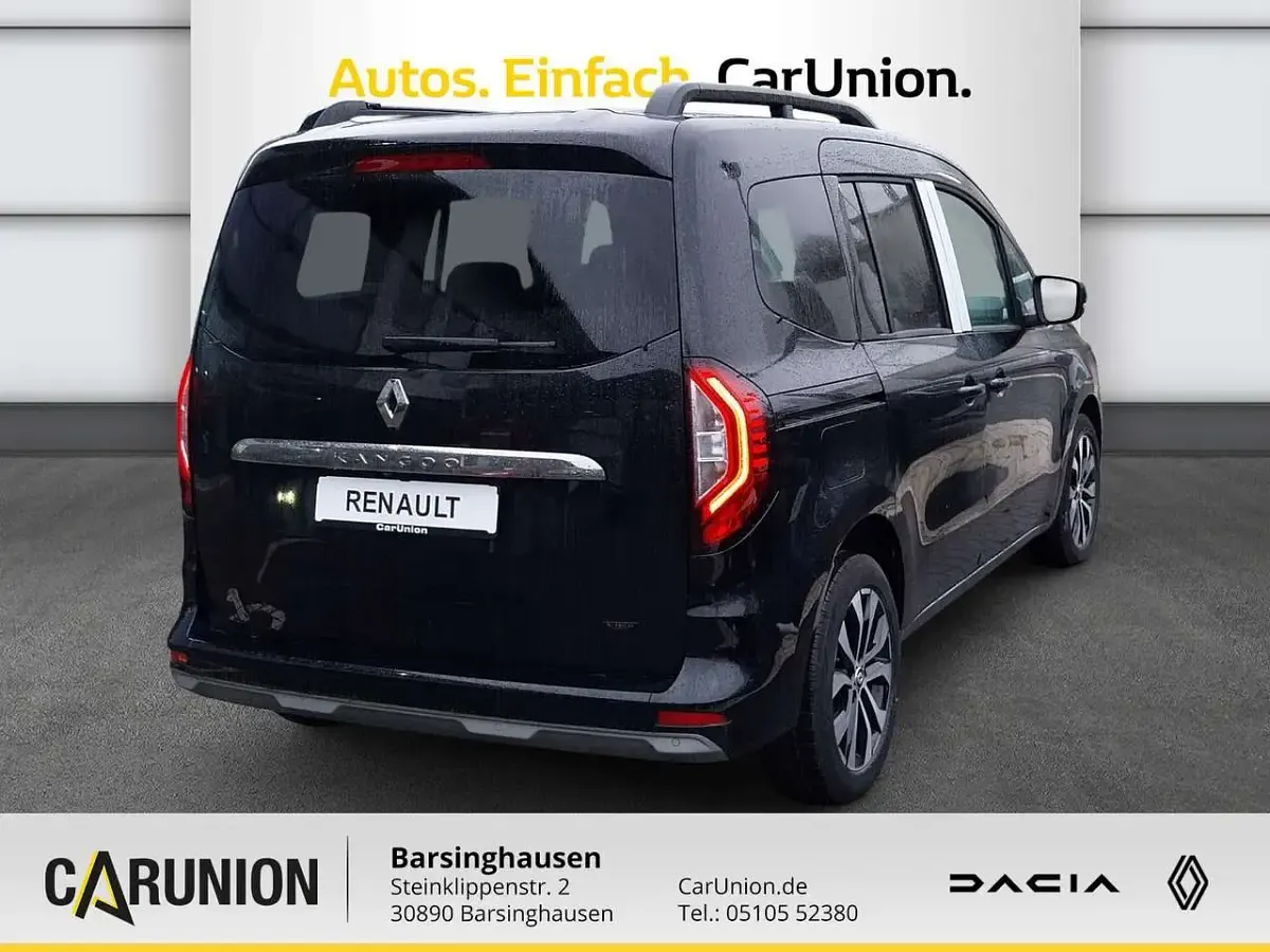 Gebraucht Renault Kangoo Techno 89 kW (122 PS) 2024 Black pearlschwarz metallic Van / Kleinbus