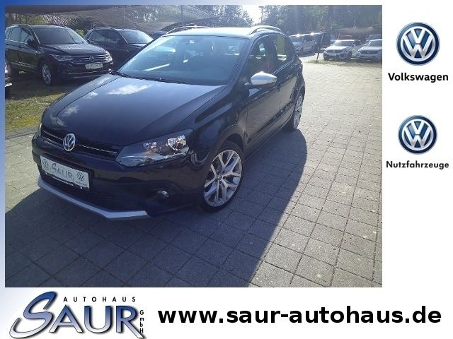 Deep black perleffekt (metallic) Gebraucht 2017 VW Polo Cross Kleinwagen | 11.489 € (Fairer Preis) - Bild 1/4