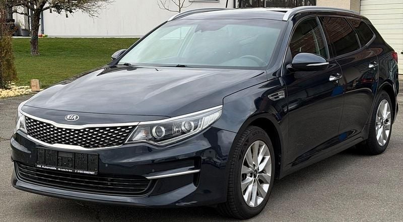 Usado Kia Optima Vision 141 HP (103 kW) 2017 Azul Carrinha