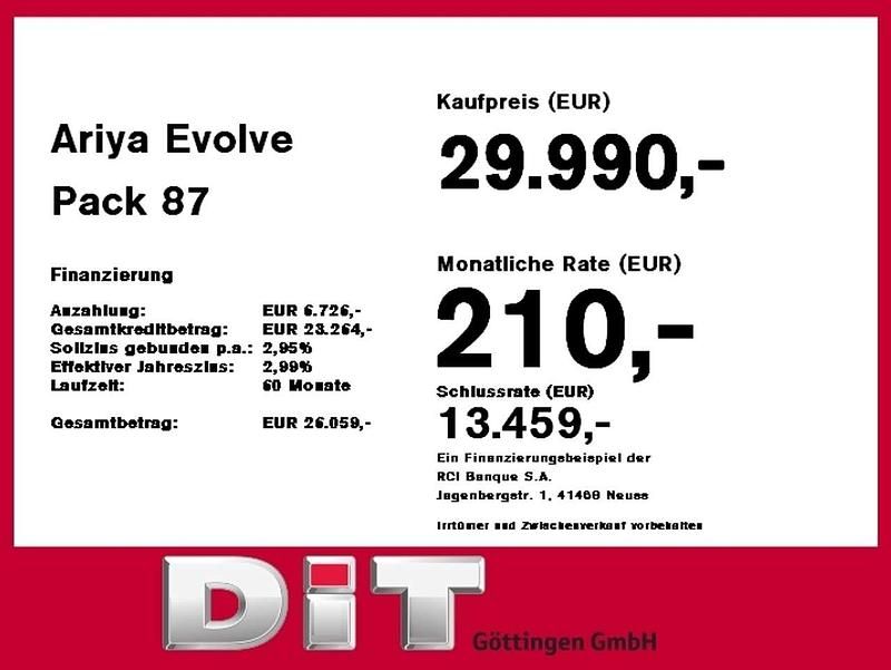 Gebraucht Nissan Ariya Evolve 177 kW (242 PS) 2022 Gun metallic SUV