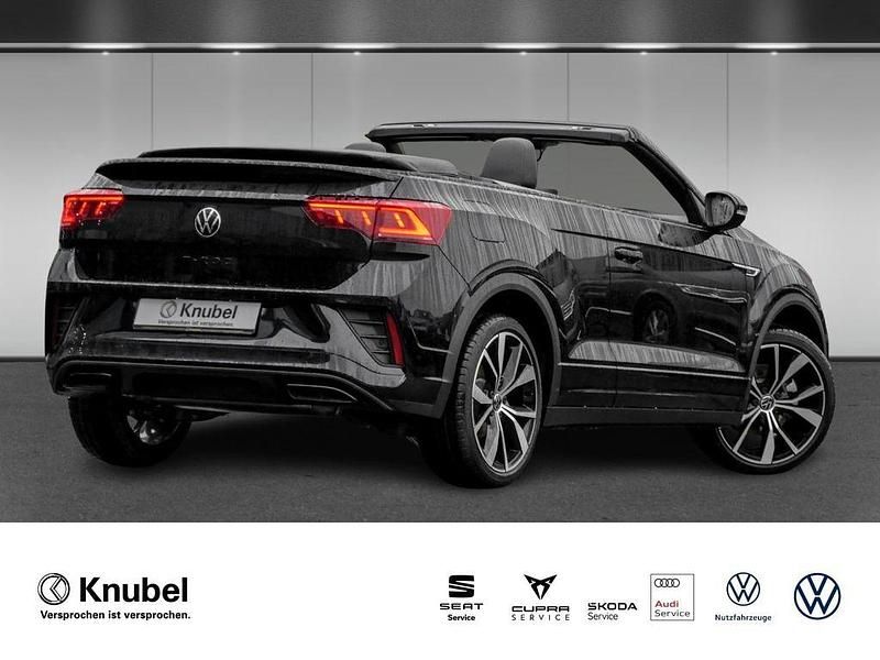 Gebraucht VW T-Roc Cabriolet R-line 150 PS (110 kW) 2025 Deep black perleffekt schwarz Cabrio