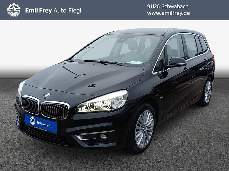 Schwarz ii Gebraucht 2018 BMW 216 Gran Tourer Luxury Line Van / Kleinbus | 16.490 € (Teuer) - Bild 1/4