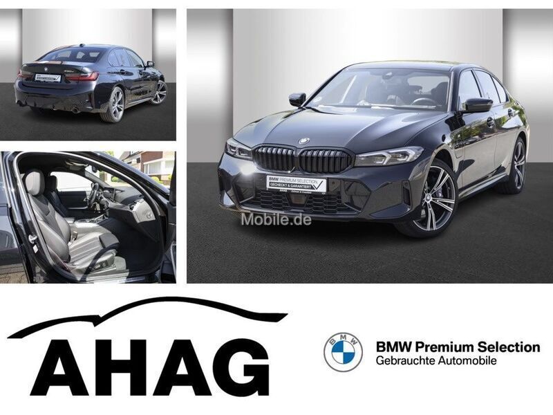 Schwarz Gebraucht 2023 BMW 330e M Sport Limousine | 43.880 € (Etwas zu teuer) - Bild 1/4