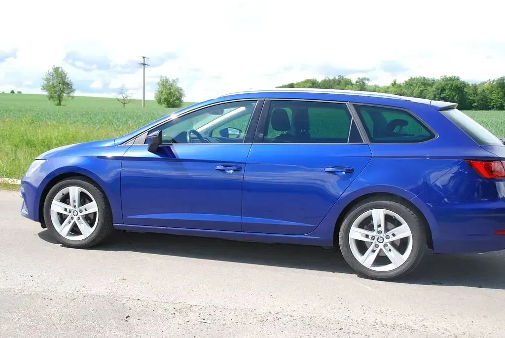 Brugt Seat Leon ST FR 150 HK (110 kW) 2020 Blå Stationcar