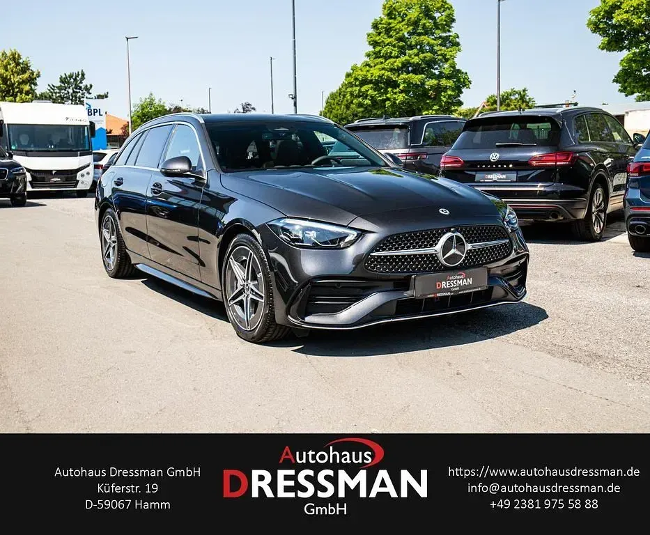 Neu Mercedes 200 AMG line 204 PS (150 kW) 2025 Grau Limousine
