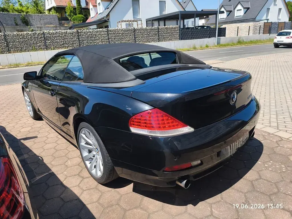 Gebraucht BMW 630 Cabriolet 258 PS (189 kW) 2007 Schwarz Cabrio
