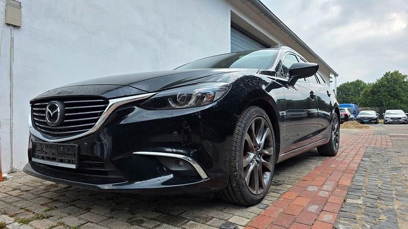 Schwarz Gebraucht 2016 Mazda 6 Sports-Line Kombi | 10.799 € (Guter Preis) - Bild 1/4