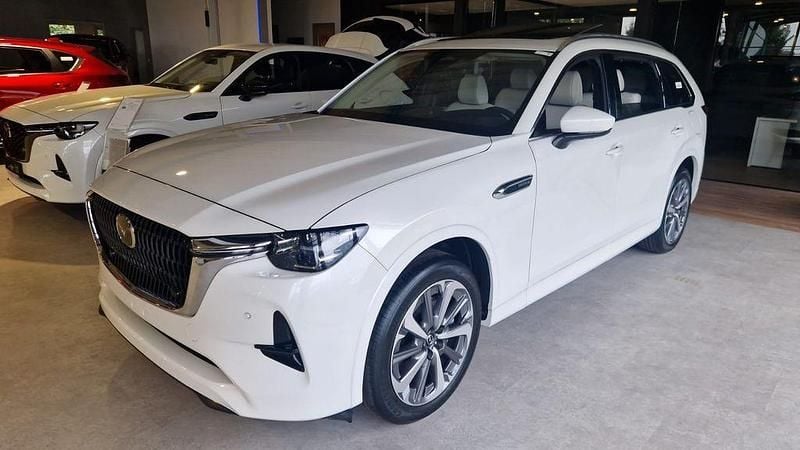 Weiß Neu 2025 Mazda CX-80 Takumi-Line SUV | 54.900 € (Superpreis) - Bild 1/4