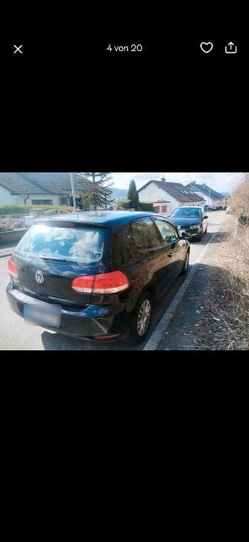 Gebraucht VW Golf VI Comfortline 80 PS (58 kW) 2010 Schwarz Kleinwagen