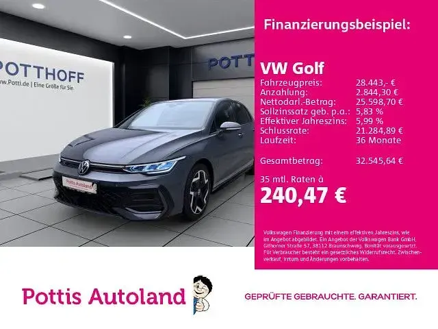 Gebraucht VW Golf VIII R-line 150 PS (110 kW) 2025 Limousine