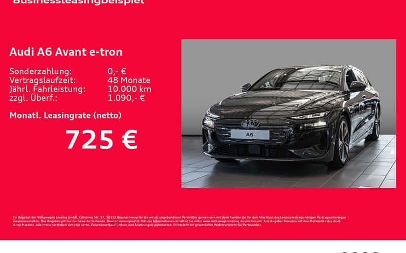 Grau Neu 2025 Audi A6 e-tron Ambiente Kombi | 81.821 € - Bild 1/4