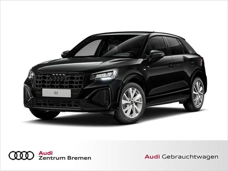 Mythosschwarz metallic Gebraucht 2024 Audi Q2 S-Line SUV | 33.930 € (Etwas zu teuer) - Bild 1/4
