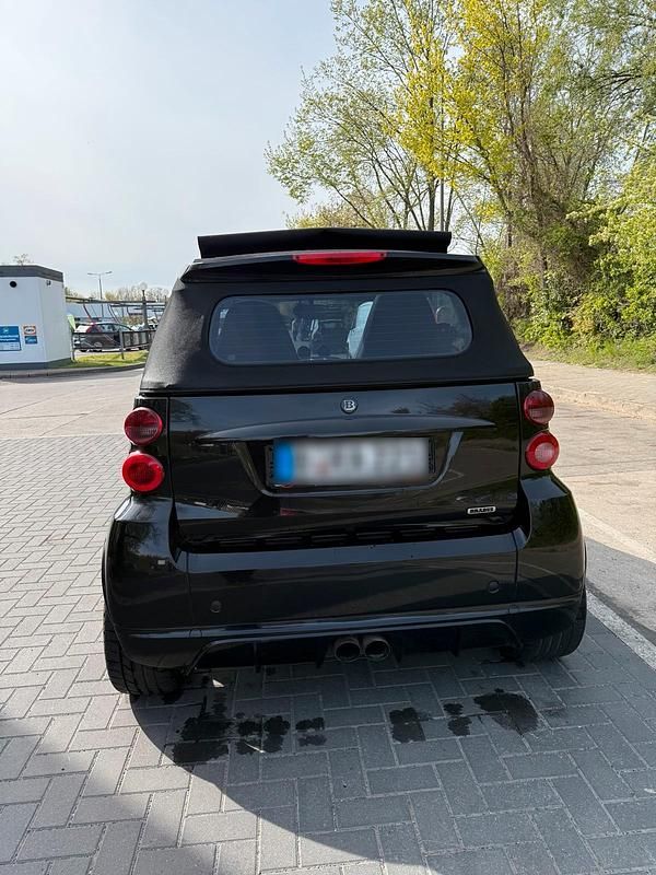 Occasion Smart ForTwo Cabrio Brabus 98 ch (72 kW) 2008 Noir Cabriolet