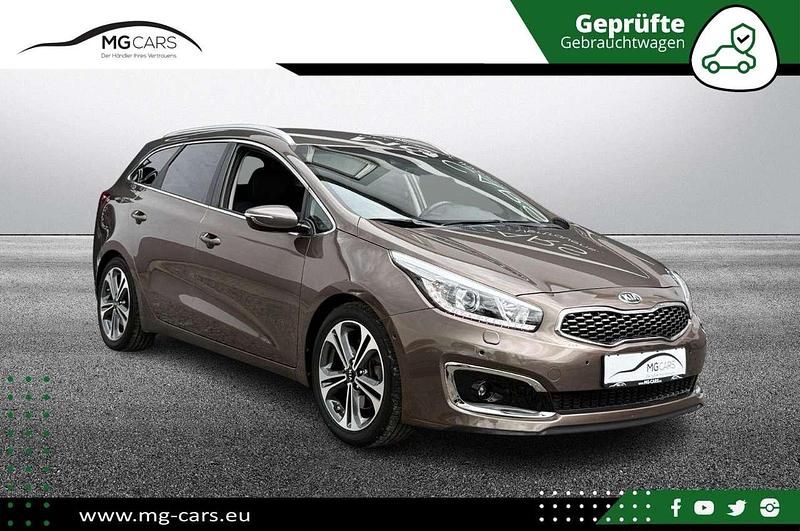 (d5u) sandbeige met. Gebraucht 2017 Kia Ceed 4 Kombi | 15.450 € (Fairer Preis) - Bild 1/4