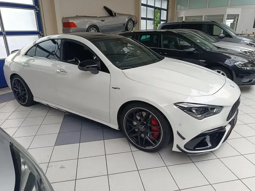 Gebraucht Mercedes CLA45 AMG AMG 421 PS (309 kW) 2024 Weiß Coupé