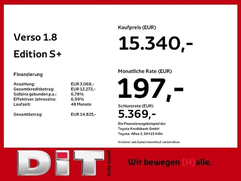 Gebraucht Toyota Verso Edition-S 147 PS (108 kW) 2017 Silver metallic Van / Kleinbus