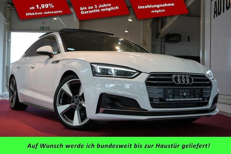 Gebraucht Audi A5 Sportback S-Line 190 PS (139 kW) 2019 Weiß Kleinwagen