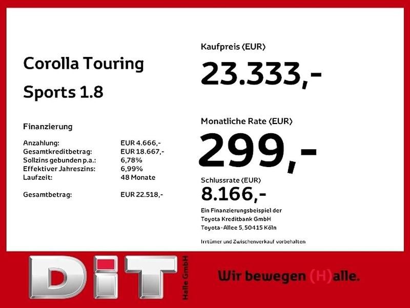 Gebraucht Toyota Corolla Team 122 PS (89 kW) 2022 Cosmicsilber (metallic) Kombi