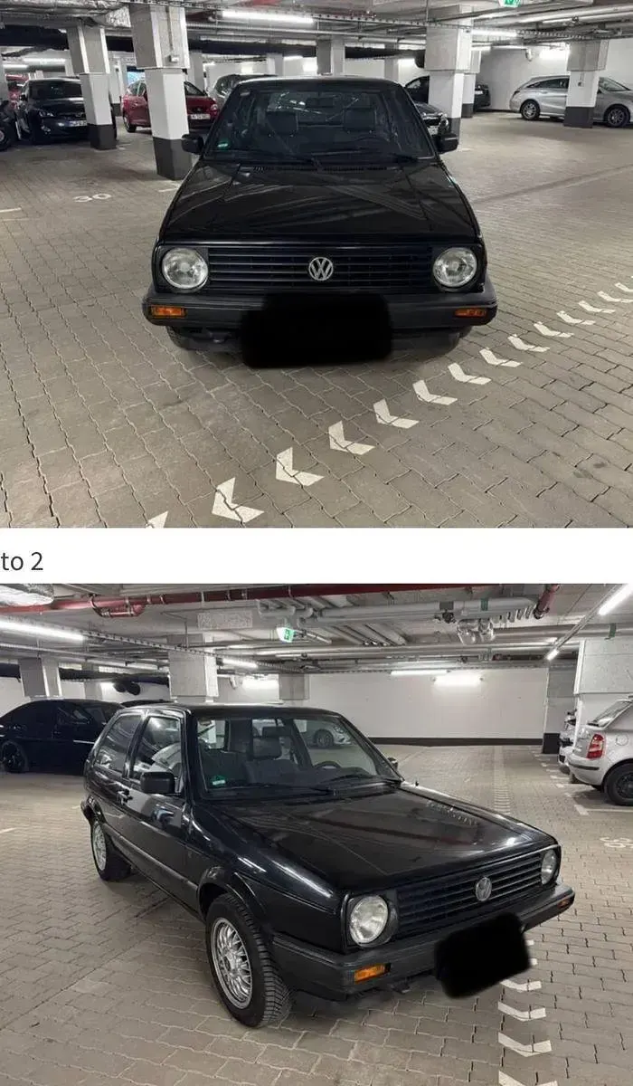Gebraucht VW Golf III 75 PS (55 kW) 1991 Schwarz Kleinwagen