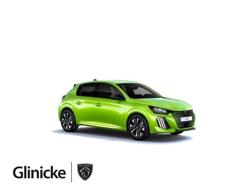 Gelb Neu 2025 Peugeot e-208 Allure Kleinwagen | 41.685 € - Bild 1/4