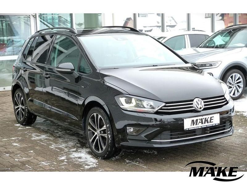 Gebraucht VW Golf Sportsvan Allstar 110 PS (80 kW) 2016 Schwarz Van / Kleinbus