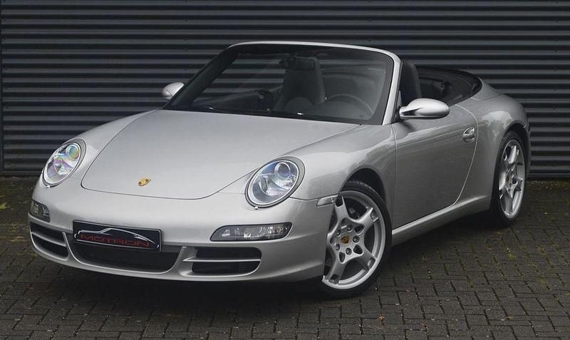 Grau Gebraucht 2005 Porsche 911 Carrera Cabriolet Cabrio | 46.950 € (Superpreis) - Bild 1/4