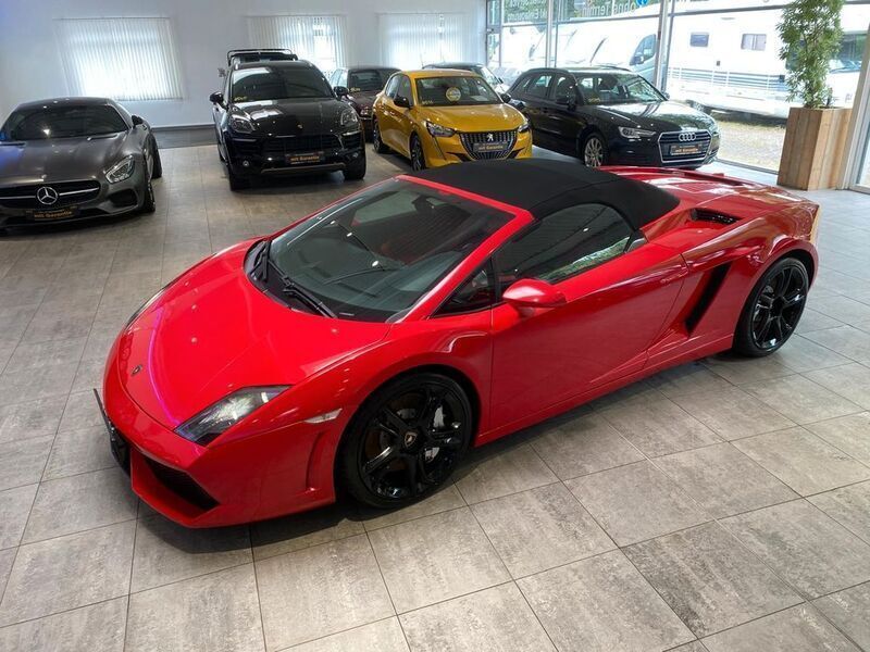 Gebraucht Lamborghini Gallardo 560 PS (411 kW) 2009 Rot Cabrio